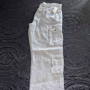PacSun Light Gray Cargo Pants